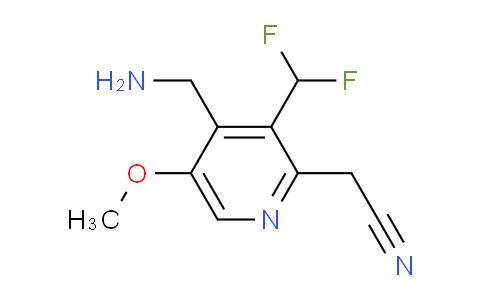4-(Aminomethyl)-3-(difluoromethyl)-5-methoxypyridine-2-acetonitrile