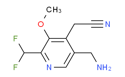 5-(Aminomethyl)-2-(difluoromethyl)-3-methoxypyridine-4-acetonitrile