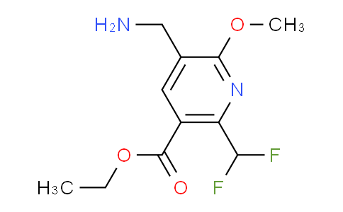 AM47934 | 1361915-20-9 | Ethyl 3-(aminomethyl)-6-(difluoromethyl)-2-methoxypyridine-5-carboxylate