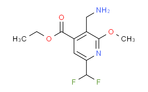AM47935 | 1361801-27-5 | Ethyl 3-(aminomethyl)-6-(difluoromethyl)-2-methoxypyridine-4-carboxylate