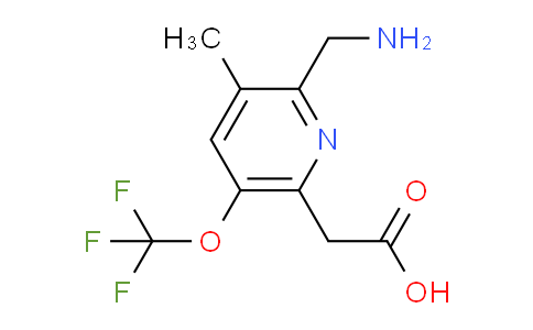 AM47948 | 1361849-70-8 | 2-(Aminomethyl)-3-methyl-5-(trifluoromethoxy)pyridine-6-acetic acid