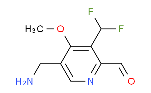 5-(Aminomethyl)-3-(difluoromethyl)-4-methoxypyridine-2-carboxaldehyde