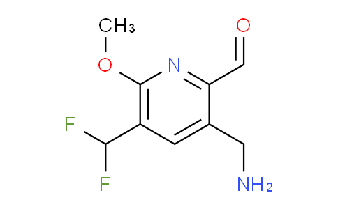 3-(Aminomethyl)-5-(difluoromethyl)-6-methoxypyridine-2-carboxaldehyde