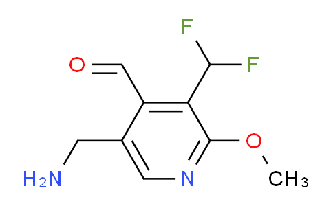 5-(Aminomethyl)-3-(difluoromethyl)-2-methoxypyridine-4-carboxaldehyde