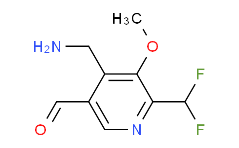 4-(Aminomethyl)-2-(difluoromethyl)-3-methoxypyridine-5-carboxaldehyde