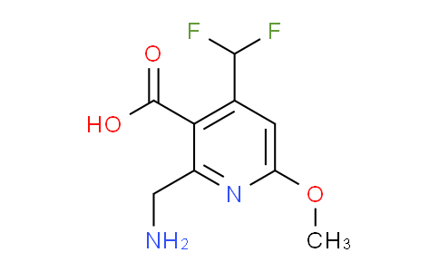 AM48059 | 1361872-12-9 | 2-(Aminomethyl)-4-(difluoromethyl)-6-methoxypyridine-3-carboxylic acid