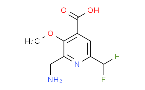 AM48067 | 1361781-77-2 | 2-(Aminomethyl)-6-(difluoromethyl)-3-methoxypyridine-4-carboxylic acid