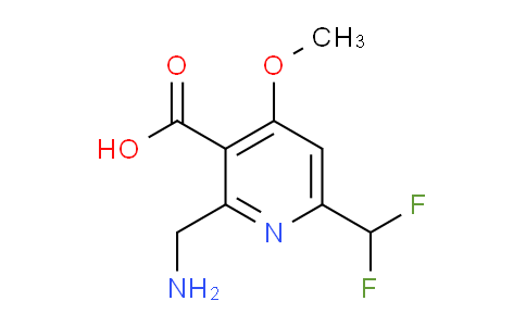 2-(Aminomethyl)-6-(difluoromethyl)-4-methoxypyridine-3-carboxylic acid