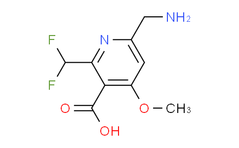 6-(Aminomethyl)-2-(difluoromethyl)-4-methoxypyridine-3-carboxylic acid