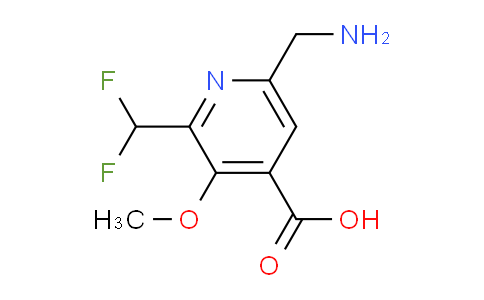6-(Aminomethyl)-2-(difluoromethyl)-3-methoxypyridine-4-carboxylic acid