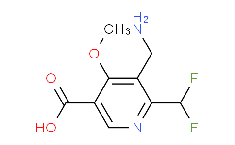 3-(Aminomethyl)-2-(difluoromethyl)-4-methoxypyridine-5-carboxylic acid