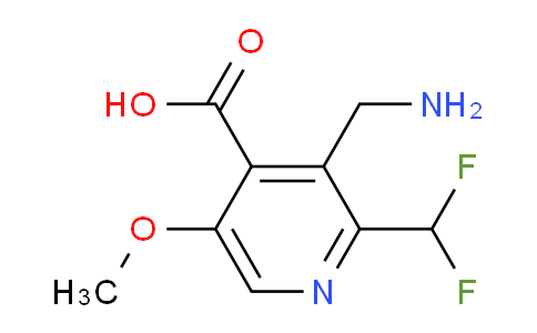 3-(Aminomethyl)-2-(difluoromethyl)-5-methoxypyridine-4-carboxylic acid