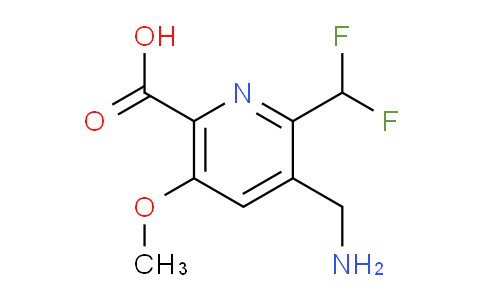 AM48076 | 1361872-18-5 | 3-(Aminomethyl)-2-(difluoromethyl)-5-methoxypyridine-6-carboxylic acid