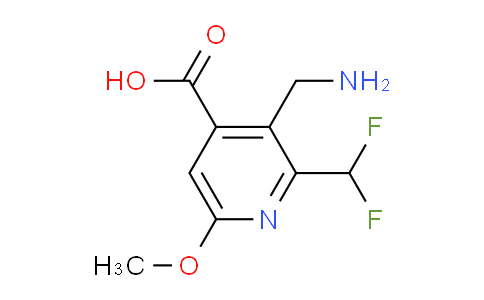 AM48077 | 1361781-86-3 | 3-(Aminomethyl)-2-(difluoromethyl)-6-methoxypyridine-4-carboxylic acid
