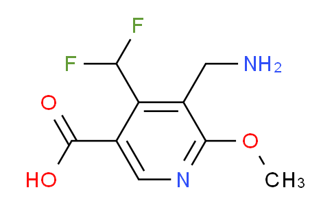 3-(Aminomethyl)-4-(difluoromethyl)-2-methoxypyridine-5-carboxylic acid