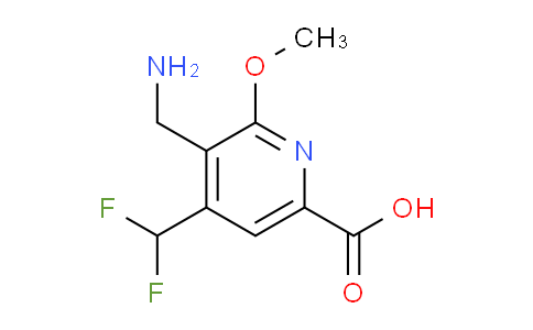 AM48080 | 1361799-18-9 | 3-(Aminomethyl)-4-(difluoromethyl)-2-methoxypyridine-6-carboxylic acid