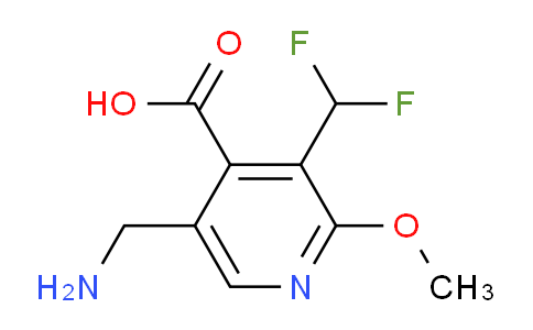 AM48090 | 1361902-60-4 | 5-(Aminomethyl)-3-(difluoromethyl)-2-methoxypyridine-4-carboxylic acid