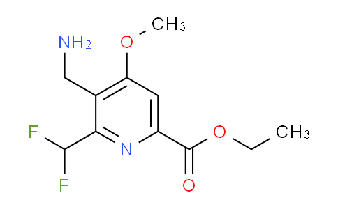 AM48119 | 1361921-22-3 | Ethyl 3-(aminomethyl)-2-(difluoromethyl)-4-methoxypyridine-6-carboxylate