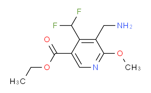 AM48124 | 1361471-15-9 | Ethyl 3-(aminomethyl)-4-(difluoromethyl)-2-methoxypyridine-5-carboxylate