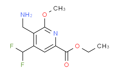 AM48125 | 1361814-58-5 | Ethyl 3-(aminomethyl)-4-(difluoromethyl)-2-methoxypyridine-6-carboxylate