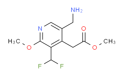 AM48130 | 1361893-71-1 | Methyl 5-(aminomethyl)-3-(difluoromethyl)-2-methoxypyridine-4-acetate
