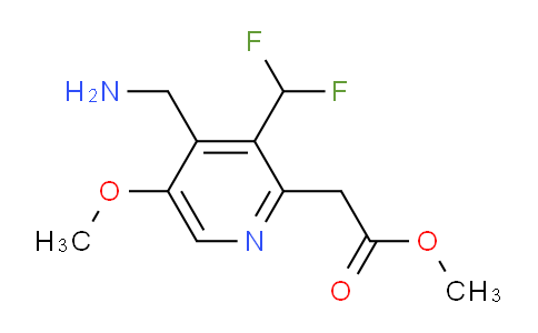 AM48139 | 1361915-95-8 | Methyl 4-(aminomethyl)-3-(difluoromethyl)-5-methoxypyridine-2-acetate