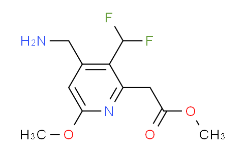 AM48141 | 1361471-96-6 | Methyl 4-(aminomethyl)-3-(difluoromethyl)-6-methoxypyridine-2-acetate