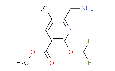AM48142 | 1361792-23-5 | Methyl 2-(aminomethyl)-3-methyl-6-(trifluoromethoxy)pyridine-5-carboxylate