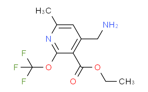 AM48155 | 1361849-64-0 | Ethyl 4-(aminomethyl)-6-methyl-2-(trifluoromethoxy)pyridine-3-carboxylate