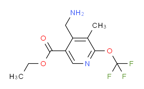AM48156 | 1361792-72-4 | Ethyl 4-(aminomethyl)-3-methyl-2-(trifluoromethoxy)pyridine-5-carboxylate