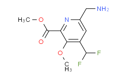 Methyl 6-(aminomethyl)-4-(difluoromethyl)-3-methoxypyridine-2-carboxylate