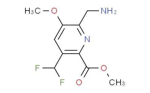 AM48162 | 1361872-50-5 | Methyl 2-(aminomethyl)-5-(difluoromethyl)-3-methoxypyridine-6-carboxylate