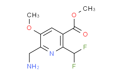 Methyl 2-(aminomethyl)-6-(difluoromethyl)-3-methoxypyridine-5-carboxylate