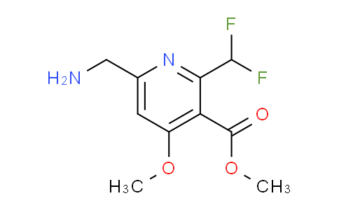 Methyl 6-(aminomethyl)-2-(difluoromethyl)-4-methoxypyridine-3-carboxylate