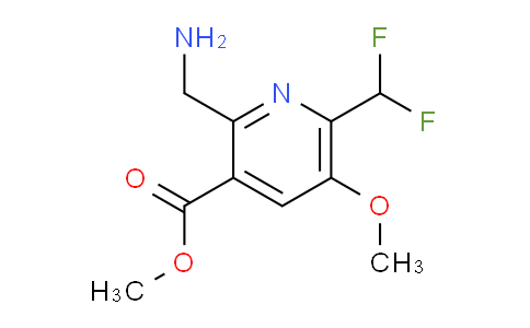 Methyl 2-(aminomethyl)-6-(difluoromethyl)-5-methoxypyridine-3-carboxylate