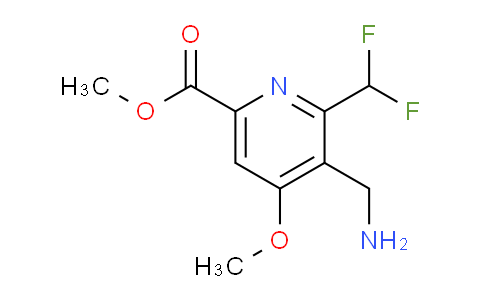 Methyl 3-(aminomethyl)-2-(difluoromethyl)-4-methoxypyridine-6-carboxylate