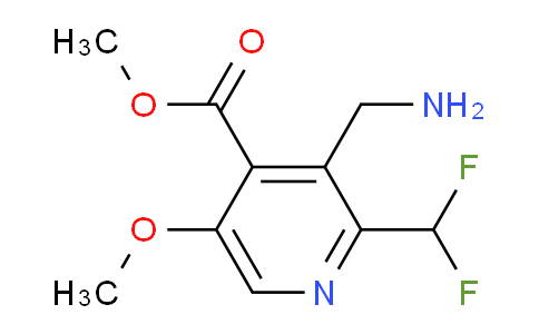 Methyl 3-(aminomethyl)-2-(difluoromethyl)-5-methoxypyridine-4-carboxylate