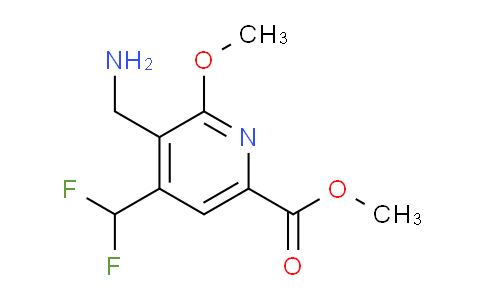 AM48180 | 1361799-42-9 | Methyl 3-(aminomethyl)-4-(difluoromethyl)-2-methoxypyridine-6-carboxylate