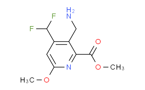 AM48183 | 1361814-20-1 | Methyl 3-(aminomethyl)-4-(difluoromethyl)-6-methoxypyridine-2-carboxylate