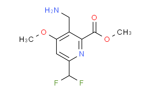 Methyl 3-(aminomethyl)-6-(difluoromethyl)-4-methoxypyridine-2-carboxylate