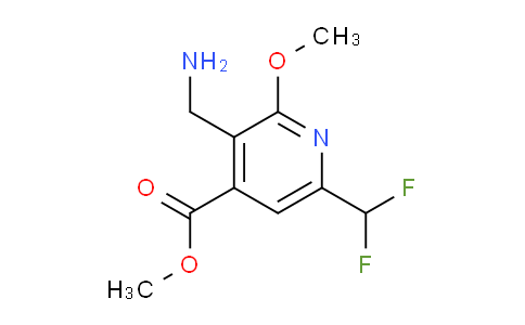 Methyl 3-(aminomethyl)-6-(difluoromethyl)-2-methoxypyridine-4-carboxylate
