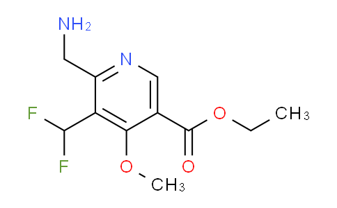 AM48209 | 1361704-36-0 | Ethyl 2-(aminomethyl)-3-(difluoromethyl)-4-methoxypyridine-5-carboxylate