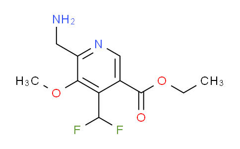 AM48215 | 1361733-02-9 | Ethyl 2-(aminomethyl)-4-(difluoromethyl)-3-methoxypyridine-5-carboxylate
