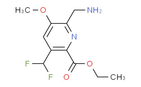 AM48222 | 1361903-16-3 | Ethyl 2-(aminomethyl)-5-(difluoromethyl)-3-methoxypyridine-6-carboxylate