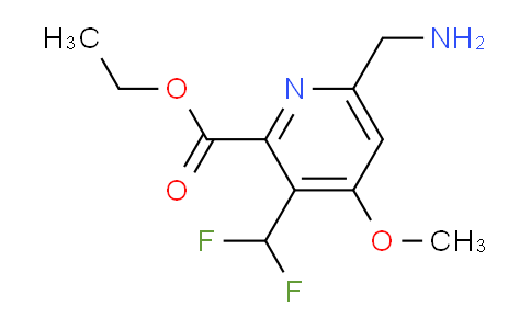 AM48224 | 1361750-88-0 | Ethyl 6-(aminomethyl)-3-(difluoromethyl)-4-methoxypyridine-2-carboxylate