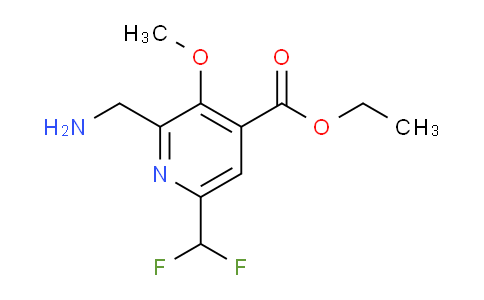 AM48227 | 1361849-57-1 | Ethyl 2-(aminomethyl)-6-(difluoromethyl)-3-methoxypyridine-4-carboxylate