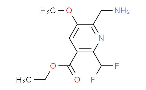 AM48228 | 1361820-61-2 | Ethyl 2-(aminomethyl)-6-(difluoromethyl)-3-methoxypyridine-5-carboxylate
