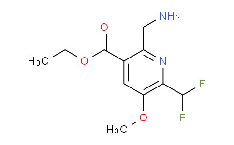 AM48231 | 1361892-79-6 | Ethyl 2-(aminomethyl)-6-(difluoromethyl)-5-methoxypyridine-3-carboxylate