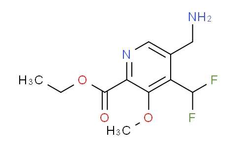 AM48233 | 1361799-70-3 | Ethyl 5-(aminomethyl)-4-(difluoromethyl)-3-methoxypyridine-2-carboxylate