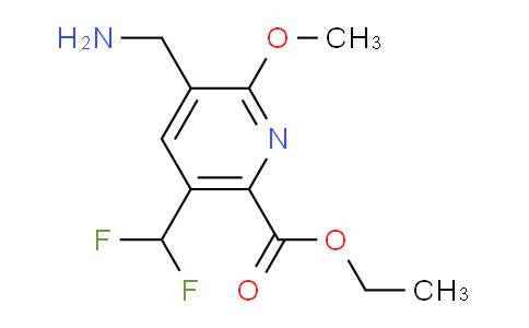 AM48237 | 1361892-84-3 | Ethyl 3-(aminomethyl)-5-(difluoromethyl)-2-methoxypyridine-6-carboxylate